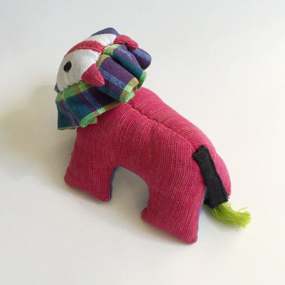 Colorful Lion Color Block Stuff Animal Plushy - Picture 3 of 4